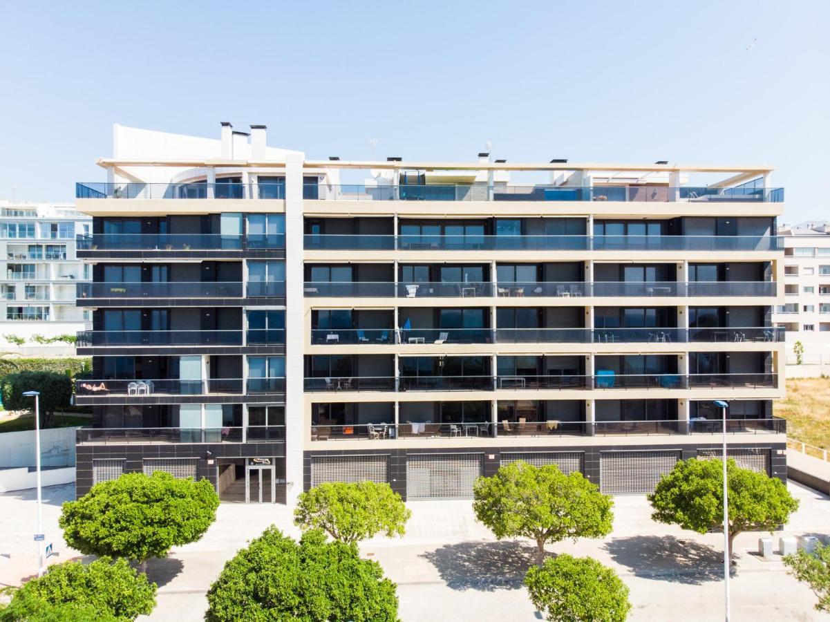 Primera línea de mar con piscina, gimnasio y parking 2 hab y 2 baños Villajoyosa  Exterior foto